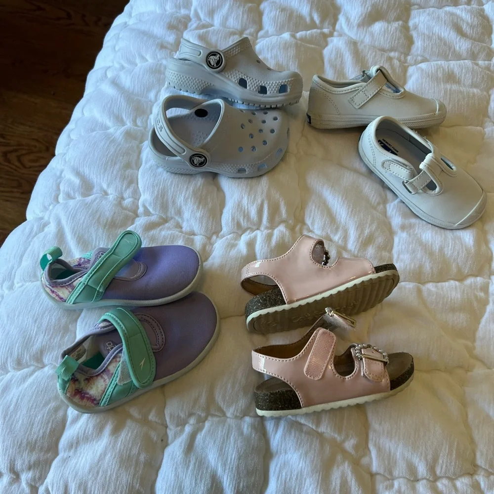 Toddler girl size 5 summer shoe bundle - Picture 7 of 10
